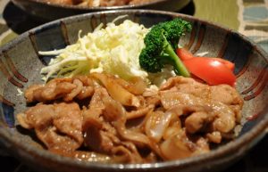 豚の甘酒味噌しょうが焼き