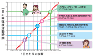 歩数+中強度運動の黄金律