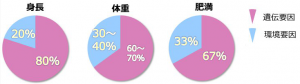 遺伝による影響